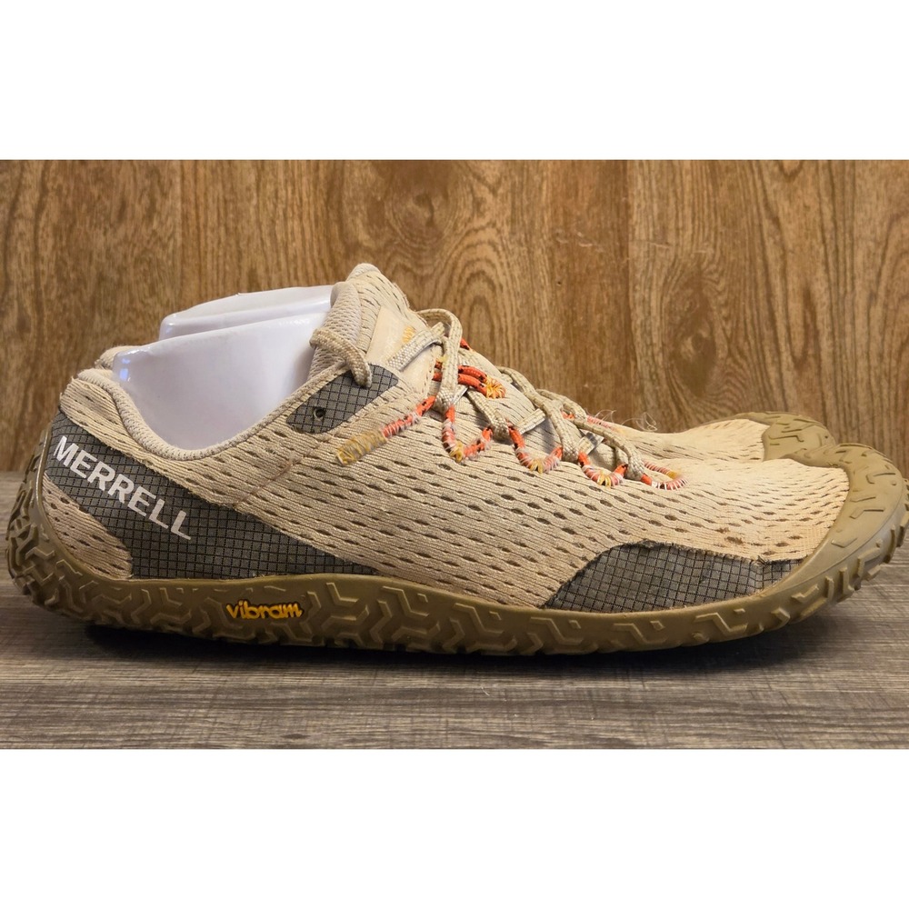 Merrell Vapor Glove 6 Barefoot Running Shoes Mens 10.5 Tan